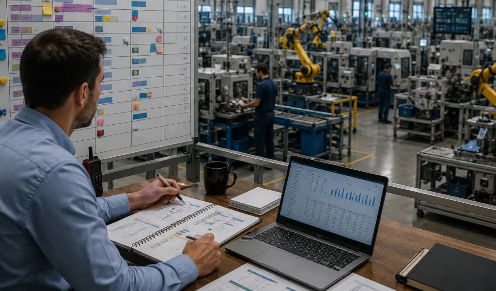 What Does a Production Scheduler Do in MES__ Eliminating the Gap Between Plan and Actual on the Shop Floor